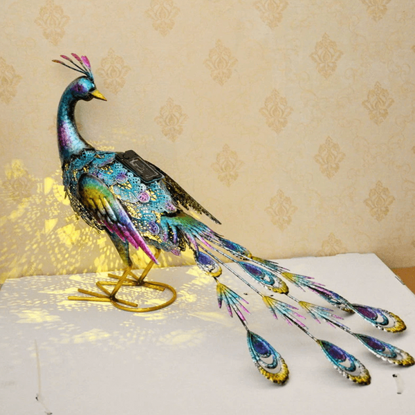 Solar Peacock Garden Stake - Image 4